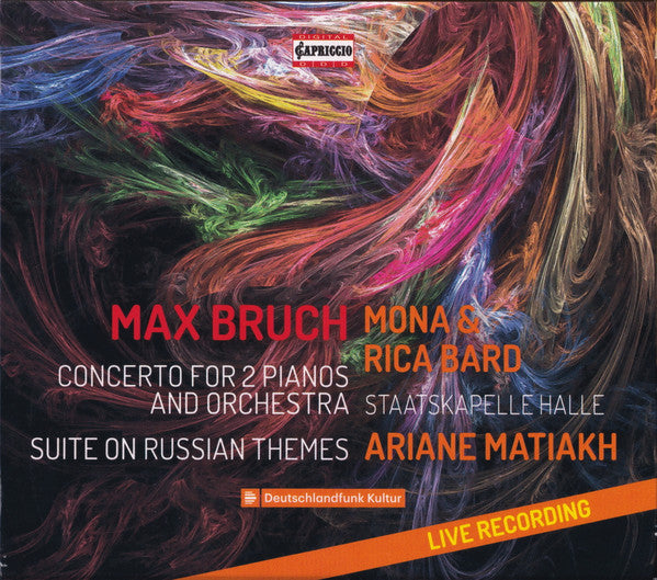 Max Bruch, Mona* & Rica Bard, Staatskapelle Halle, Ariane Matiakh : Concerto For 2 Pianos And Orchestra / Suite On Russian Themes (CD)