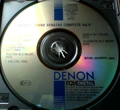 Franz Schubert, Michel Dalberto : Piano Sonatas Complete - 4 (Sonata In G Major, D894 'Fantasie-Sonate' / Waltzer 'Valses Nobles', D969 / Waltzer In G Major, D979 (CD)