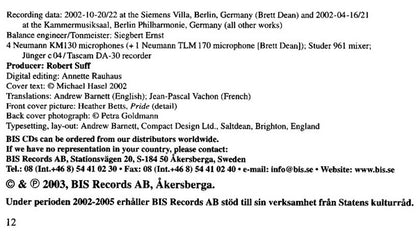 Carl Nielsen • Brett Dean • Pēteris Vasks • Erkki-Sven Tüür • Arvo Pärt - Berlin Philharmonic Wind Quintet, Daniel Norman, Hermann Bäumer : Winter Songs (CD, Album)