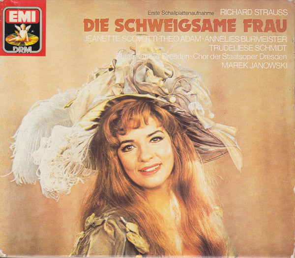 Richard Strauss - Jeanette Scovotti, Theo Adam, Annelies Burmeister, Trudeliese Schmidt, Staatskapelle Dresden, Chor der Staatsoper Dresden, Marek Janowski : Die Schweigsame Frau (3xCD, Album, RE, RM + Box, Sli)