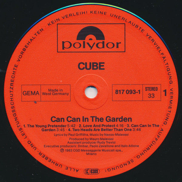 Cube (2) : Can Can In The Garden (LP, Album)
