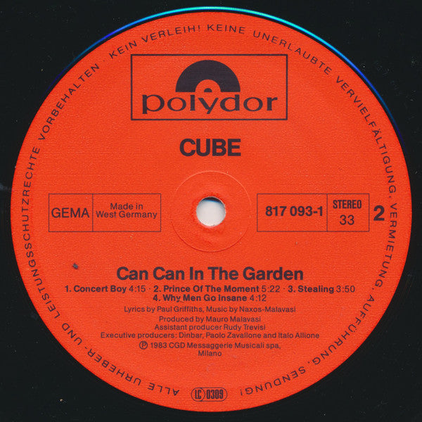 Cube (2) : Can Can In The Garden (LP, Album)