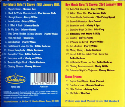 Various : Boy Meets Girls TV Shows Vol. 1 (CD, Comp, Mono)