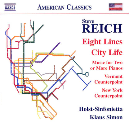 Steve Reich, Holst-Sinfonietta, Klaus Simon : Eight Lines • City Life (CD, Album)