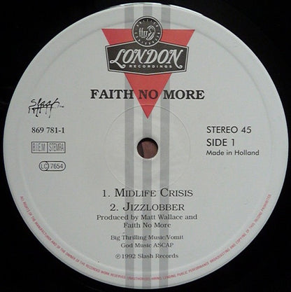 Faith No More : Midlife Crisis (12", Single)