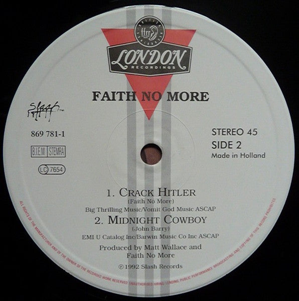 Faith No More : Midlife Crisis (12", Single)