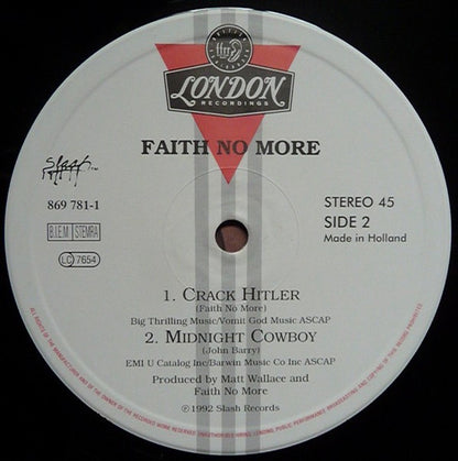 Faith No More : Midlife Crisis (12", Single)