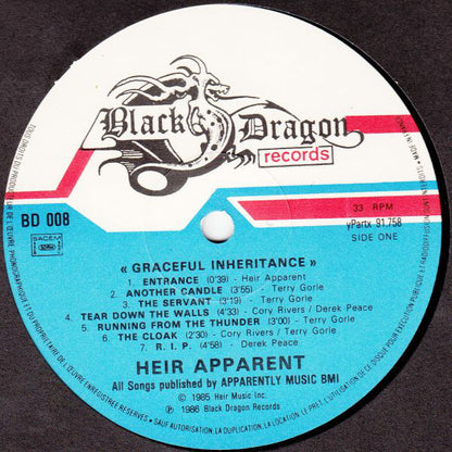 Heir Apparent : Graceful Inheritance (LP, Album)