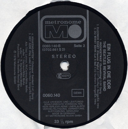 The Beatles Revival Band : Ein Flug In Die DDR (LP, Album)