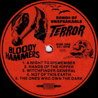 Bloody Hammers : Songs Of Unspeakable... Terror (LP, Album, Ltd, Gat)