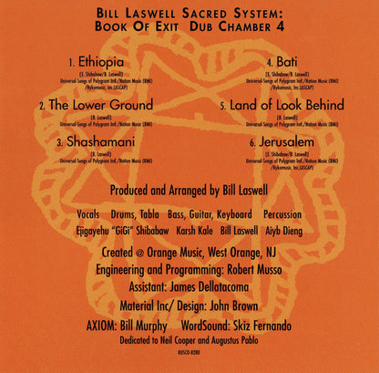 Bill Laswell / Sacred System : Book Of Exit : Dub Chamber 4 (CD, Album)