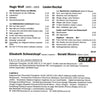 Hugo Wolf, Elisabeth Schwarzkopf, Gerald Moore : Lieder-Recital (CD, Album, Mono)