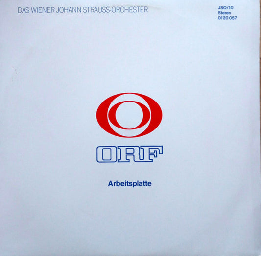 Wiener Johann Strauss Orchestra : ORF Arbeitsplatte JSO/10 (LP, Transcription)