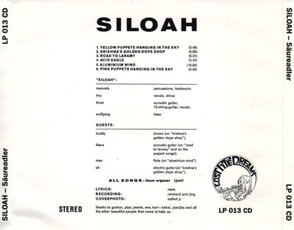Siloah : Säureadler (CD, Album, RE)