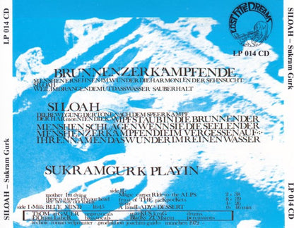 Siloah : Sukram Gurk (CD, Album, RE)