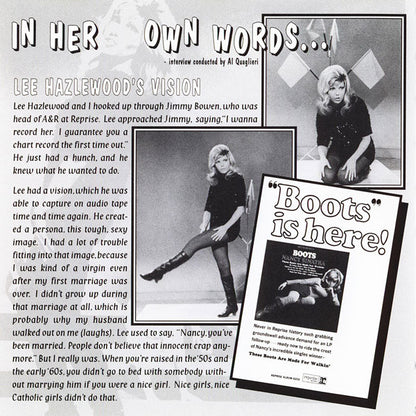 Nancy Sinatra : Boots (CD, Album, Mono, RE)