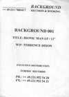 Terrence Dixon : Bionic Man EP (12", EP, W/Lbl)