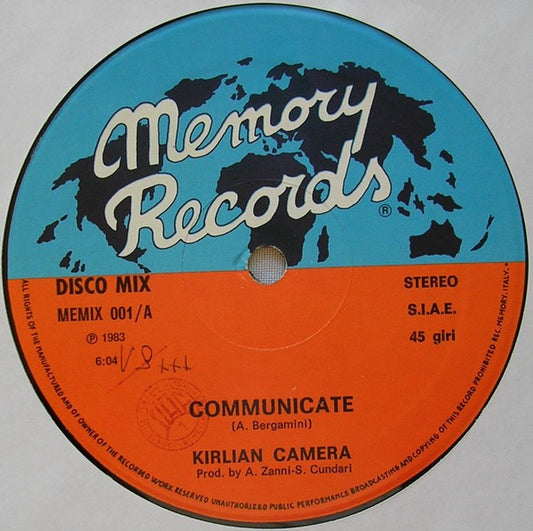 Kirlian Camera : Communicate (12")