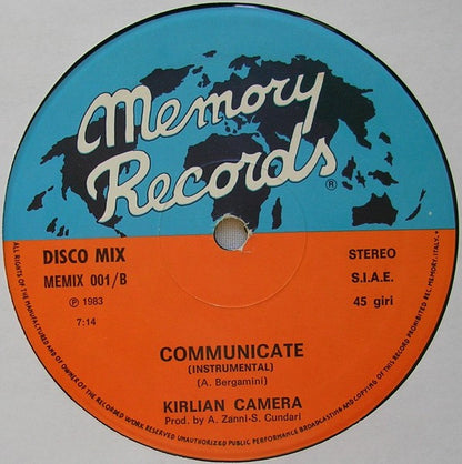Kirlian Camera : Communicate (12")