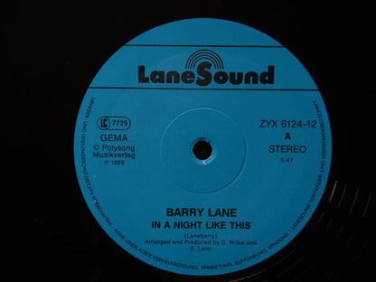 Barry Lane : In A Night Like This (12")