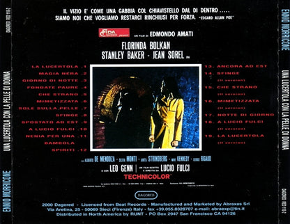 Ennio Morricone : Una Lucertola Con La Pelle Di Donna (Original Soundtrack) (CD, Album, RE)