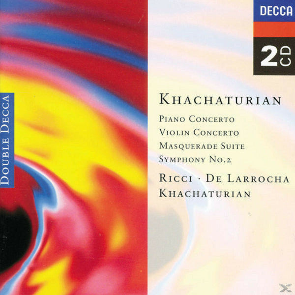 Khachaturian* - Ricci* • De Larrocha* • Khachaturian* : Piano Concerto / Violin Concerto / Masquerade Suite / Symphonie No. 2 (2xCD, Comp, RM)