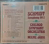 Franz Schmidt, Chicago Symphony Orchestra, Neeme Järvi : Symphony № 2 (CD, Album)