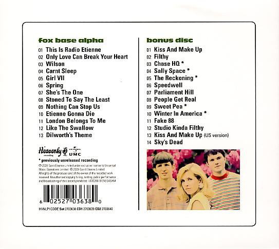 Saint Etienne : Foxbase Alpha (CD, Album, RE + CD, Comp + Dlx, RM)