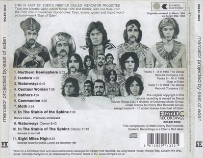 East Of Eden (2) : Mercator Projected (CD, Album, RE, RM, RP)