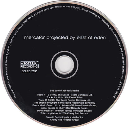 East Of Eden (2) : Mercator Projected (CD, Album, RE, RM, RP)