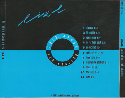 Liszl : Talk About Job Sharing (CD, Album)