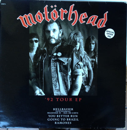 Motörhead : '92 Tour EP (12", EP)