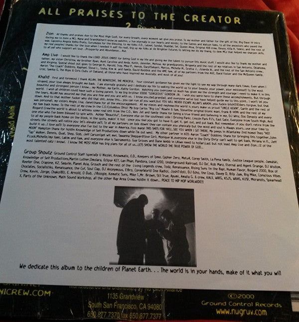 Zion I : Mind Over Matter (2xLP, Album)