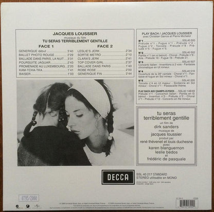 Jacques Loussier : Tu Seras Terriblement Gentille (LP, Album, Ltd, Num, RE)