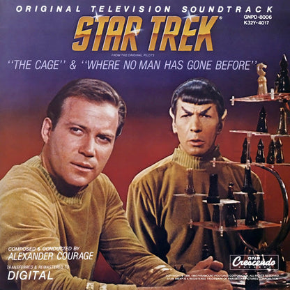 Alexander Courage : Original Television Soundtrack Star Trek From The Original Pilots "The Cage" & "Where No Man Has Gone Before" (CD, Album)