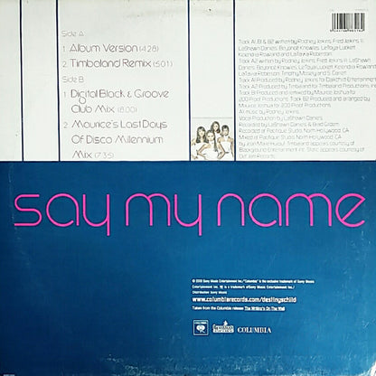 Destiny's Child : Say My Name (12", Single)