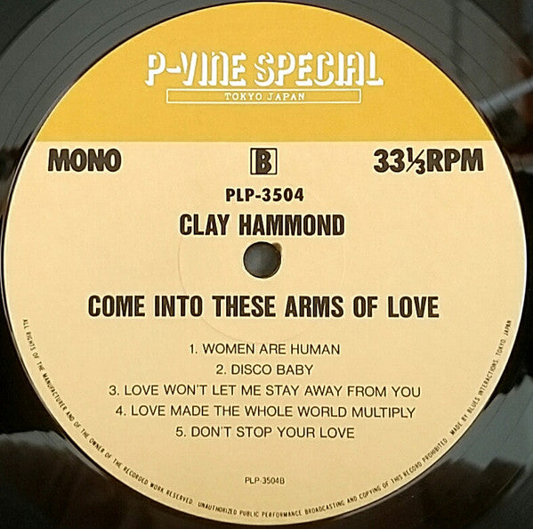 Clay Hammond : Come Into These  Arms Of Love (LP, Album)