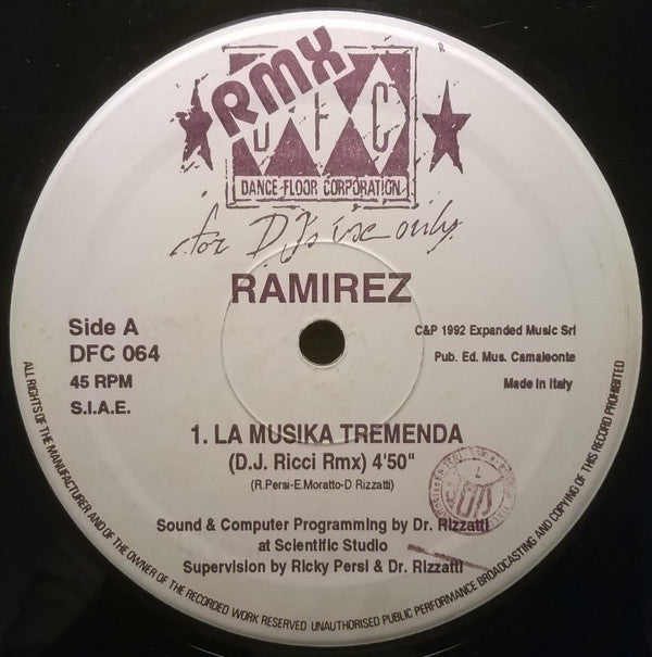 Ramirez : La Musika Tremenda (Remixes) (12", Bla)