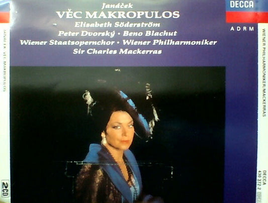 Leoš Janáček, Elisabeth Söderström, Peter Dvorský, Beno Blachut, Wiener Staatsopernchor, Wiener Philharmoniker, Sir Charles Mackerras : Věc Makropulos (2xCD, Album, RE, EDC + Box)