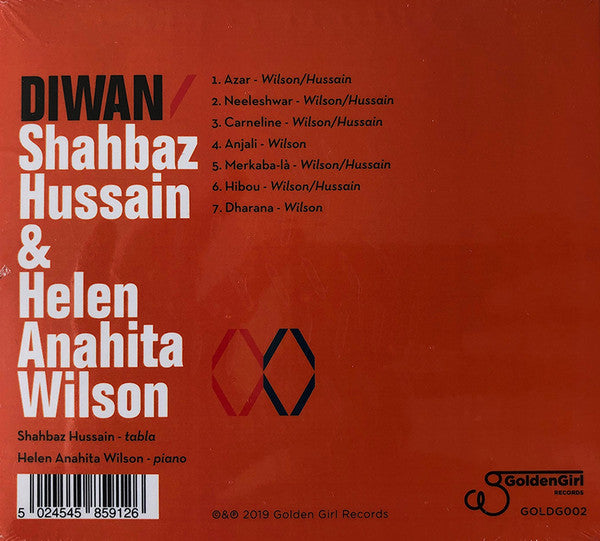 Shahbaz Hussain & Helen Anahita Wilson : Diwan (CD, Album, Dig)