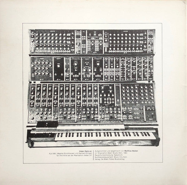 Matthias Becker : Der Synthesizer In Theorie Und Praxis (LP)