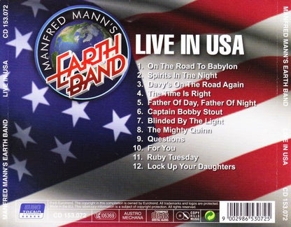 Manfred Mann's Earth Band : Live In USA (CD, Unofficial)