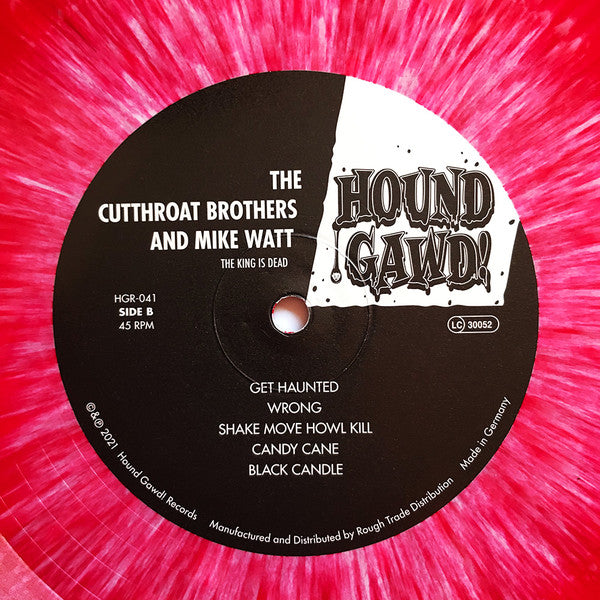The Cutthroat Brothers And Mike Watt : The King Is Dead (LP, Album, RSD, Ltd)