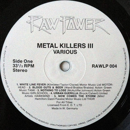 Various : Metal Killers III (LP, Comp)