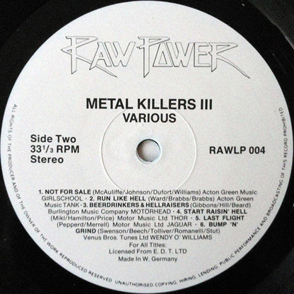 Various : Metal Killers III (LP, Comp)