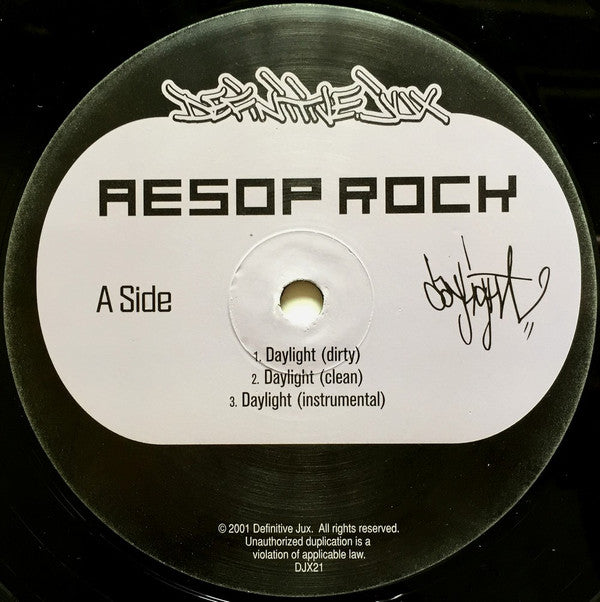 Aesop Rock : Daylight (12")