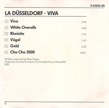 La Düsseldorf : Viva (CD, Album, RE)