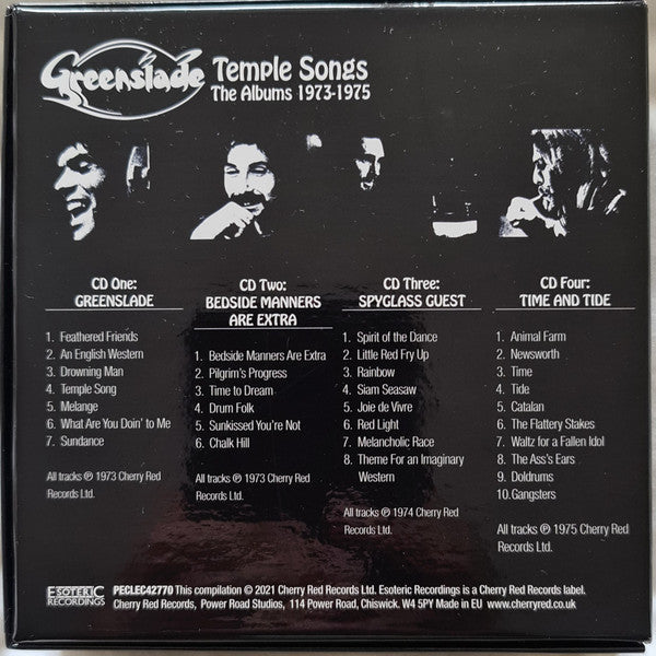 Greenslade : Temple Songs - The Albums 1973-1975 (CD, Album, RE, RM + CD, Album, RE, RM + CD, Album,)