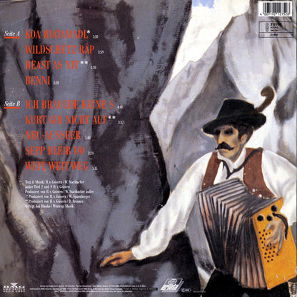 Hubert Von Goisern Und Die Original Alpinkatzen* : Aufgeigen Stått Niederschiassen (LP, Album)