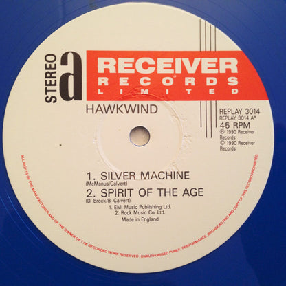 Hawkwind : The Early Years Live (12", Single, Blu)